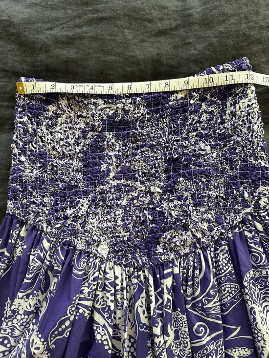 Mara Hoffman - Organic Cotton Nicole Maxi Skirt / Strapless Dress - Size Small - Picture 7 of 16